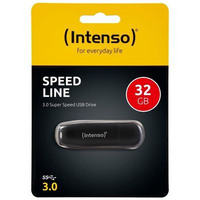 Speed Line schwarz Typ-A, 70MB/s, R Intenso Intenso USB 3.0 Stick 32GB 