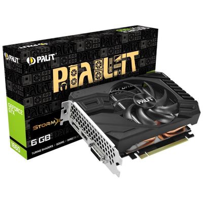 Palit GeForce GTX 1660 StormX 6 GB  High End Grafikkarte