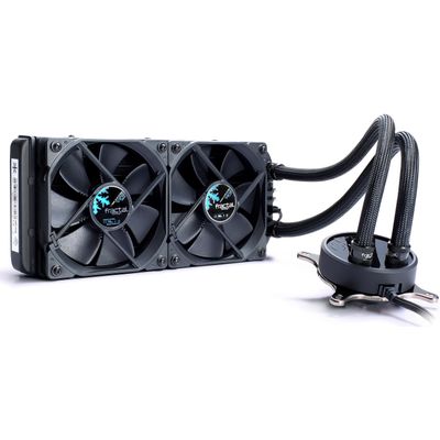 schwarz Lüfter für Gaming PC Gehäuse High End Fractal Design Celsius S24 Water Cooling Unit  Wasserkühlung 