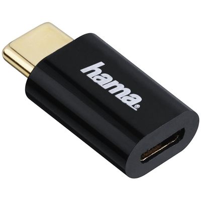 Hama Adapter Micro-USB auf USB Type-C-Stecker, schwarz Buy
