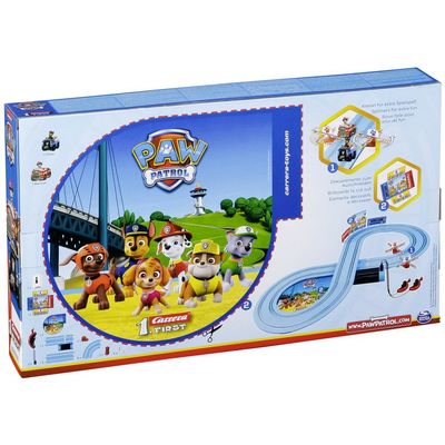 disney carrera first paw patrol on the track