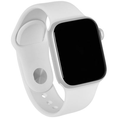 Apple Watch Series 5 LTE 44mm Aluminiumgehäuse Silber mit Sportarmband Weiß  Buy