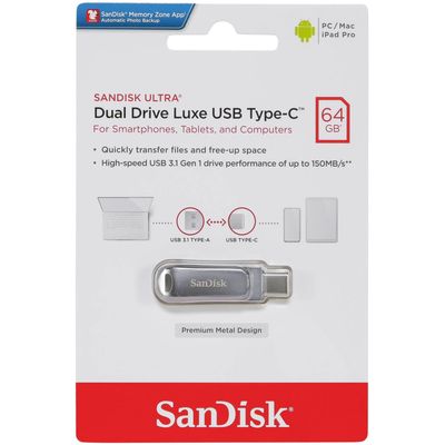 SanDisk Ultra Dual Drive Luxe USB Type-C 64GB Buy