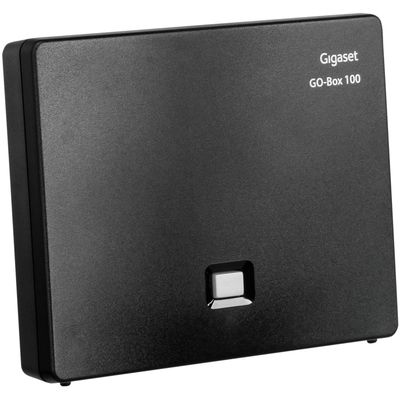 Gigaset GO-Box 100 Telefonbasis mit AB (analog/IP) schwarz