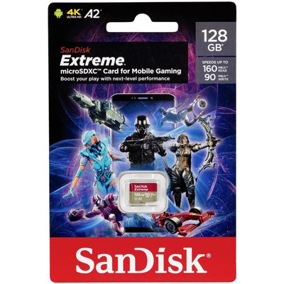 SanDisk 64GB Extreme Micro SD SDXC Class 10 UHS-I Card 160MB/s for Mobile Gaming 