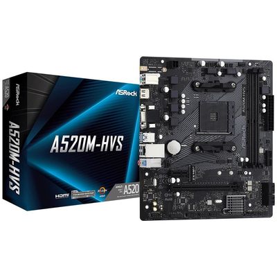 ASRock A520M-HVS AMD AM4 MATX