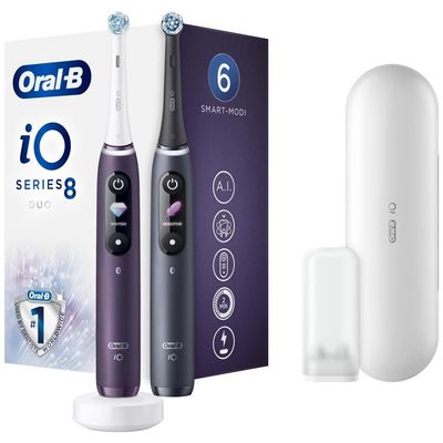 Oral-B iO 8 Duo Series Violet Onyx Elektro Zahnbürsten Buy