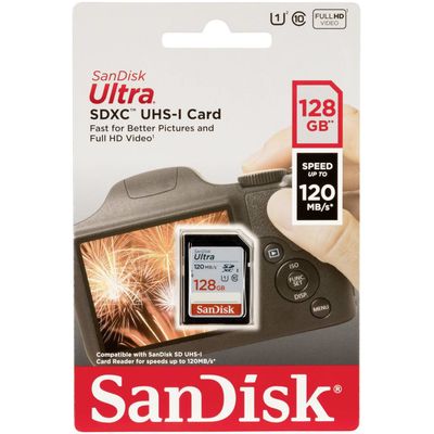 SanDisk Ultra SDXC UHS-I SDSDUN4-128G-GN6IN 128GB