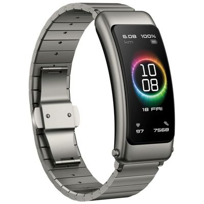 Huawei TalkBand B6 Elite Fitness Tracker Metallarmband titanium gray Buy