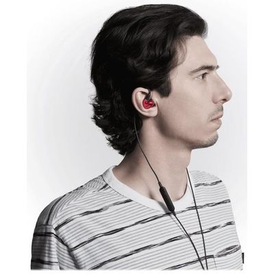 Shure AONIC 5 In-Ear-Bügel Kopfhörer,  rot