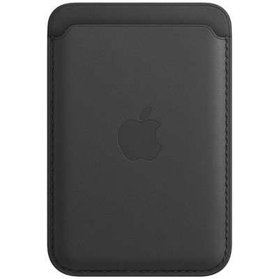 Apple Leder Wallet mit MagSafe schwarz