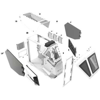 Thermaltake AH T200 Snow Edition Window, weiß