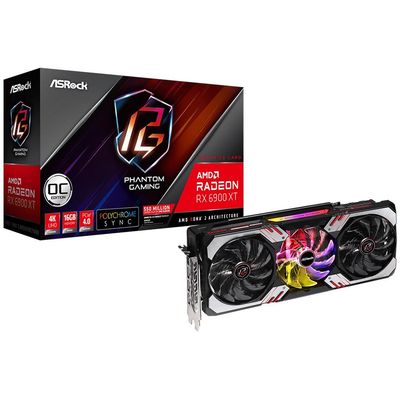 ASRock Radeon RX 6900XT Phantom GAMING D 16G OC 16 GB OC Enthusiast Grafikkarte