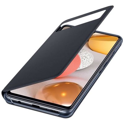 Samsung S View Wallet Cover EF-EA426 für Galaxy A42, schwarz