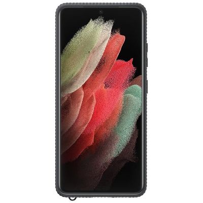 Samsung Clear Protective Cover für Galaxy S21 Ultra, black