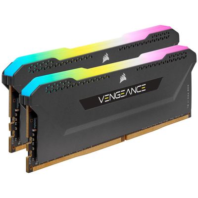 Corsair Vengeance PRO SL Schwarz 16GB DDR4 K2 RAM mehrfarbig beleuchtet