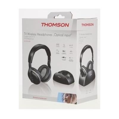 Thomson WHP3321BK TV-Funkkopfhörer Over-Ear Kopfhörer,  Kabellos,  schwarz