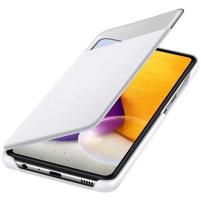 Samsung EF-EA725 Smart S View Wallet für Galaxy A72 weiß
