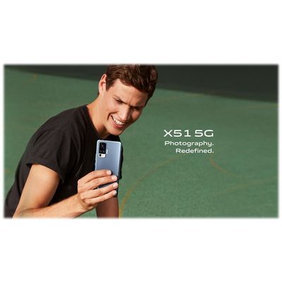 Vivo X51 5G Android™ Smartphone in grau  mit 256 GB Speicher