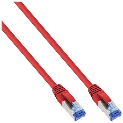 InLine 76833R Patchkabel 0.30 m Cat 6a S/FTP  rot