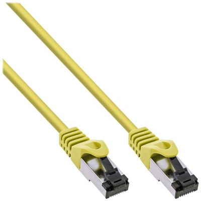 InLine 78805Y Patchkabel 5.00 m Cat 8.1 Kabel / Cat 6a Stecker S/FTP gelb