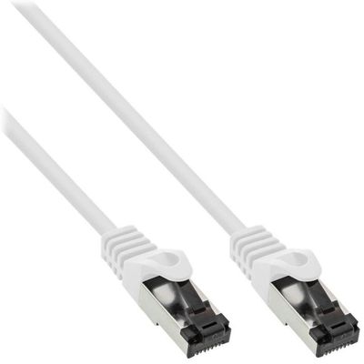 InLine 78802W Patchkabel 2.00 m Cat 8.1 Kabel / Cat 6a Stecker S/FTP weiß