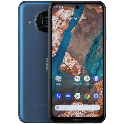Nokia X20 Dual-SIM Android™ Smartphone in blau  mit 128 GB Speicher