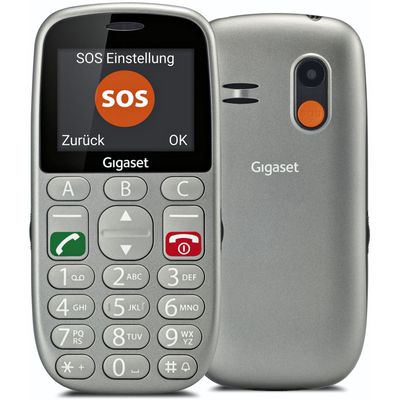 Gigaset GL390 Smartphone in grau