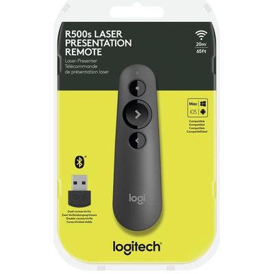 Logitech R500s Presenter 3 Tasten, Graphite