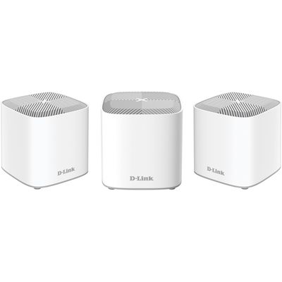 D-Link COVR-X1863 AX1800 Home Mesh Wi-Fi 6 Systems (3er-Set)