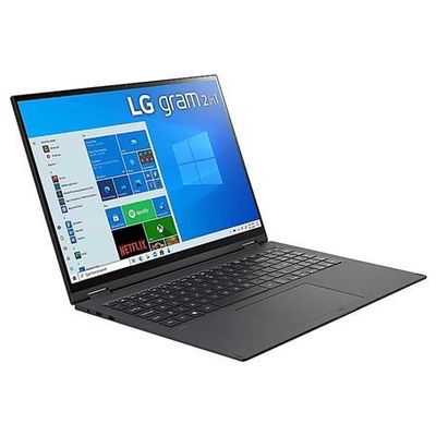 LG gram (2021) 16T90P-G.AA75G 2-in-1 16" 2560x1600 Touch i7-1165G7 16GB RAM 512GB SSD W10