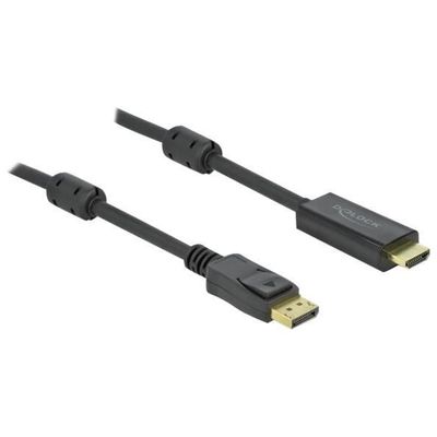 DeLock 85957 Aktives DisplayPort Adapterkabel 3.00 m schwarz