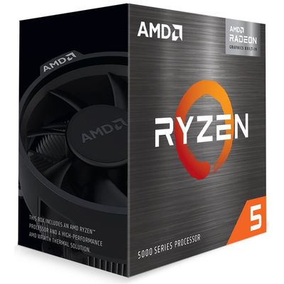 AMD Ryzen 5 5600G Box mit integrierter Radeon Grafik und Wraith Stealth Kühler