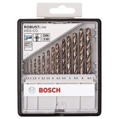 Bosch Robust Line HSS-Co 13-tlg. Bohrersatz