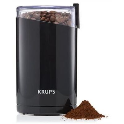 Krups F2034210 Kaffee- und Gewürzmühle, schwarz