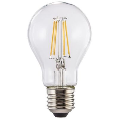 Xavax LED-Filament E27, 470lm ersetzt 40W, Glühlampe, Warmweiß, klar
