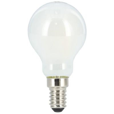 Xavax LED-Filament E14, 470lm ersetzt 40W, Tropfenlampe, Warmweiß, matt