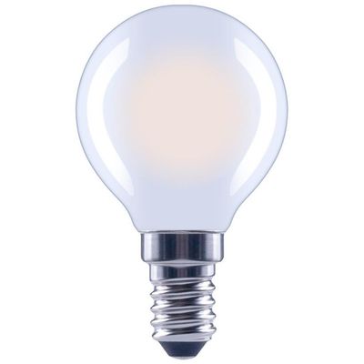 Xavax LED-Filament E14, 470lm ersetzt 40W, Tropfenlampe, Tageslicht, matt