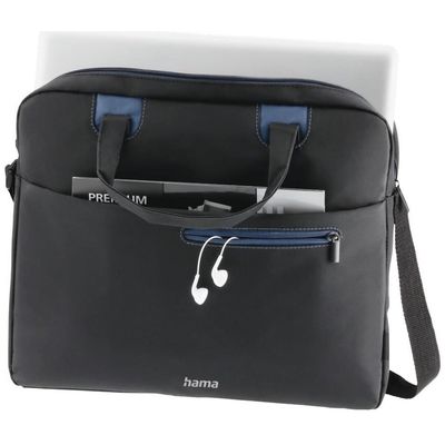 Hama Laptop-Tasche Sydney bis 40cm/15.6, schwarz/blau