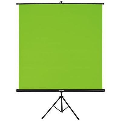 Hama Green Screen Hintergrund mit Stativ, 180x180cm, 2in1