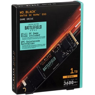 WD Black SSD SN750 SE NVMe M.2 WDBB9J0010BNC-DRSN 1TB