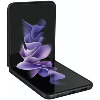 Samsung Galaxy Z Flip3 5G F711B Dual-SIM EU Android™ Smartphone in schwarz  mit 128 GB Speicher