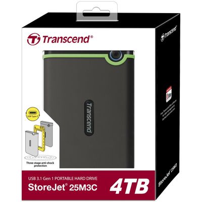 Transcend Portable HDD TS4TSJ25M3C 4TB