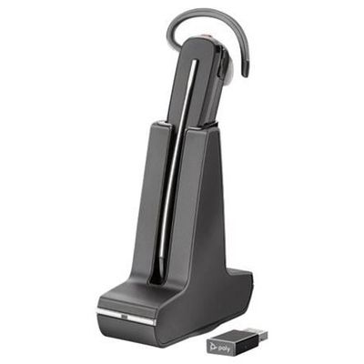 Poly Savi 8240-M UC USB-A Mono DECT Headset inkl. BT-Dongle verschiedene Tragevarianten für PC