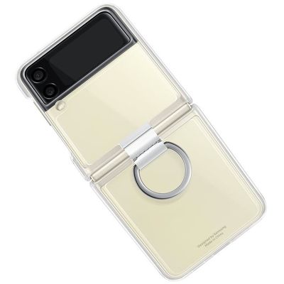 Samsung Clear Cover mit Ring EF-QF711 für Galaxy Z Flip3 5G transparent