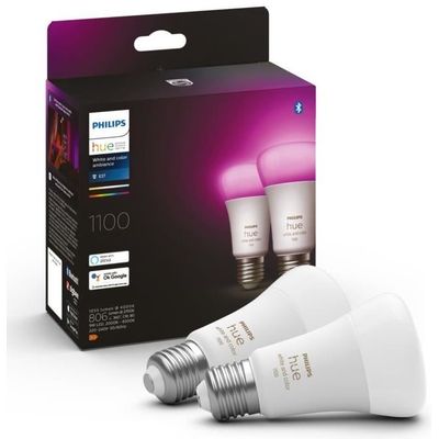 Philips Hue White & Color Ambiance E27 Doppelpack 2x800lm 75W
