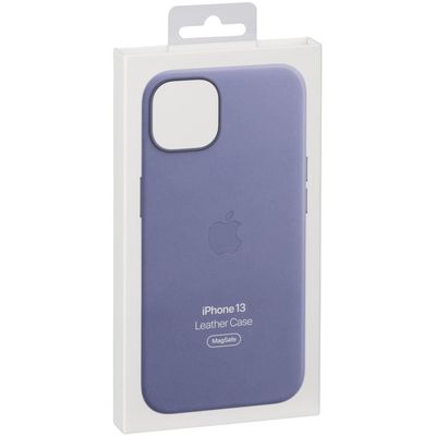 Apple Leder Case MM163ZM/A für iPhone 13 mit MagSafe wisteria