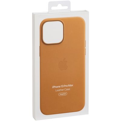Apple Leder Case MM1L3ZM/A für iPhone 13 Pro Max mit MagSafe goldbraun