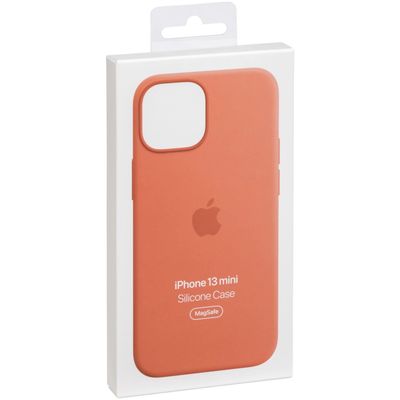Apple Silikon Case MM1V3ZM/A für iPhone 13 mini mit MagSafe pink pomelo