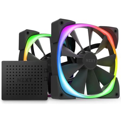 NZXT Aer RGB 2 Twin Starter Pack 140mm schwarz